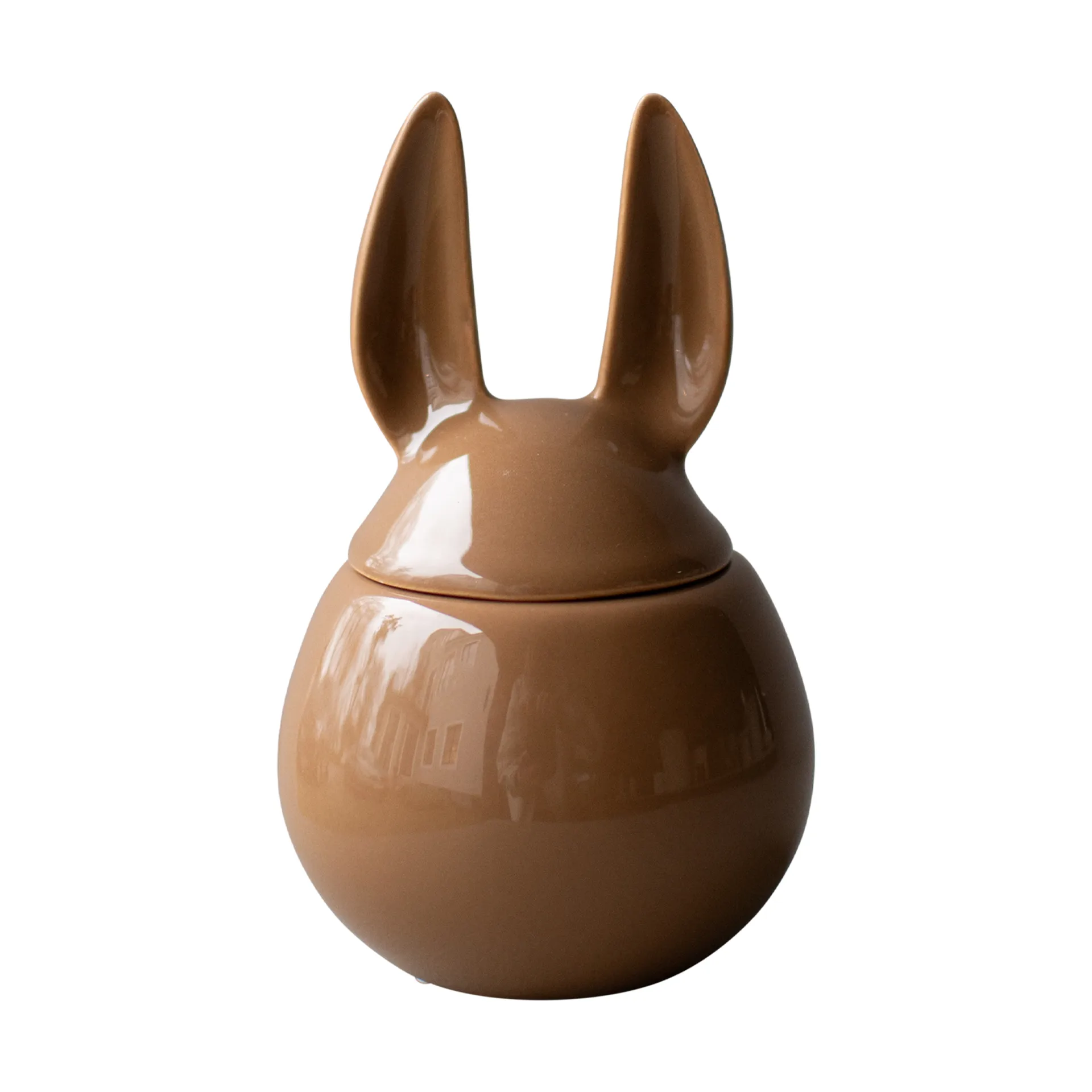 DBKD Eating rabbit ciotola piccola, Nocciola lucido DBKD