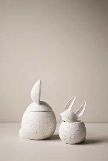 DBKD Eating rabbit ciotola piccola - White dot - DBKD