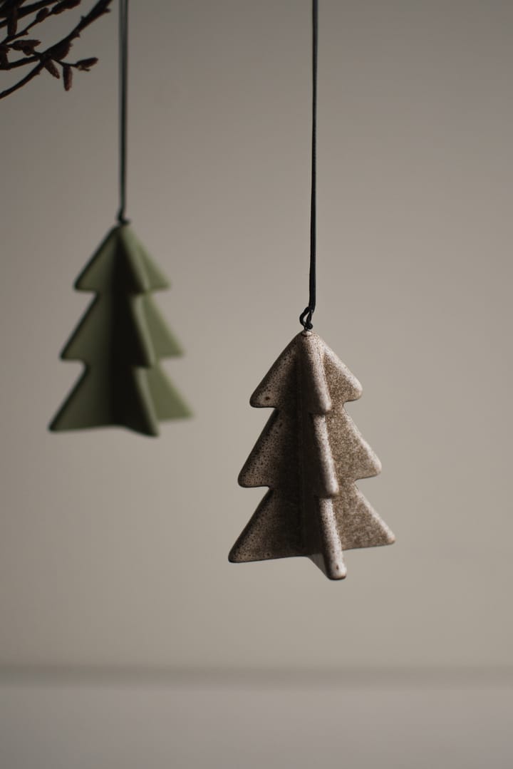 Decorazione albero invernale 7 cm, Beige DBKD