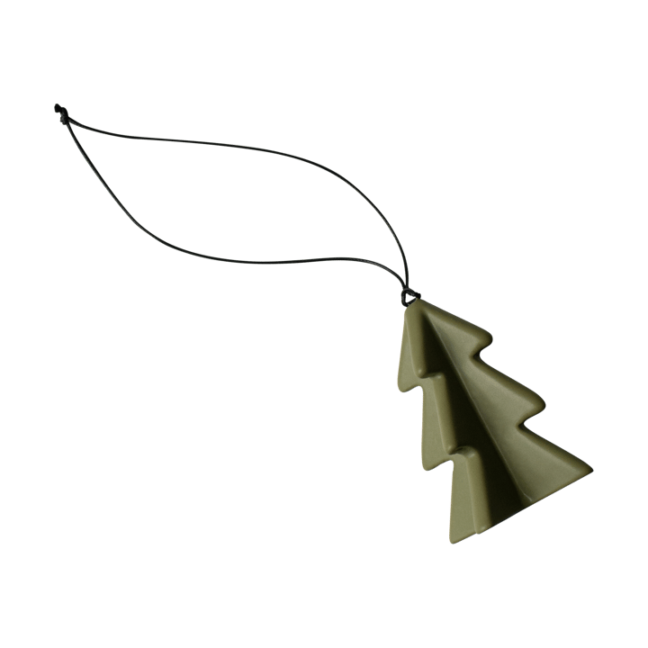 Decorazione albero invernale 7 cm - Verde - DBKD