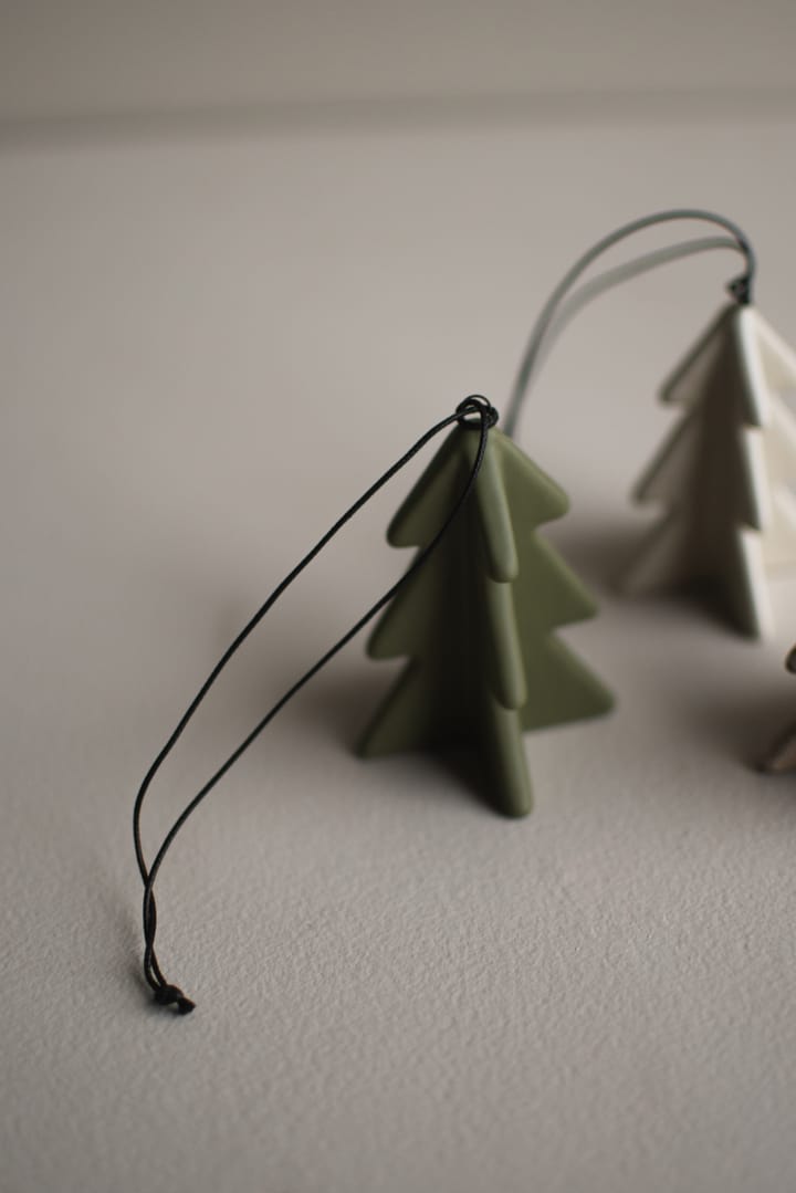 Decorazione albero invernale 7 cm, Verde DBKD
