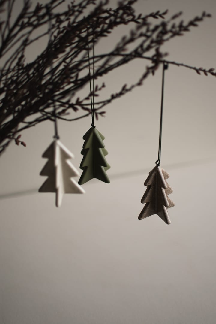 Decorazione albero invernale 7 cm, Verde DBKD
