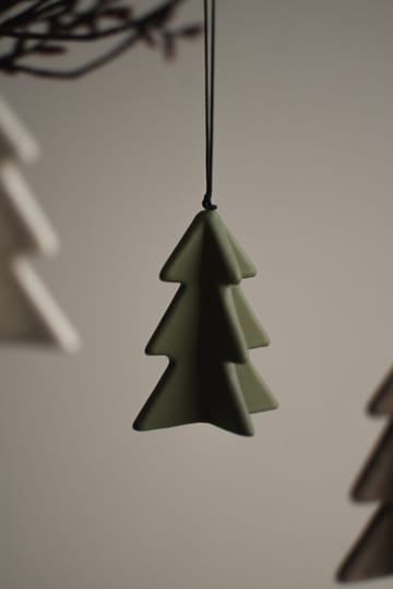 Decorazione albero invernale 7 cm - Verde - DBKD