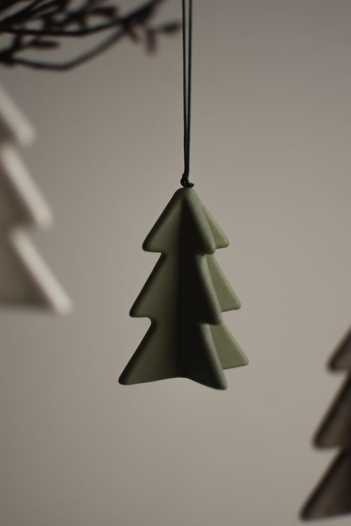 Decorazione albero invernale 7 cm, Verde DBKD