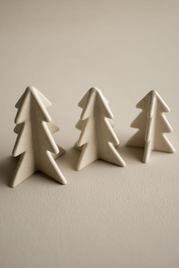 Decorazione albero invernale - Vaniglia, 8 cm - DBKD