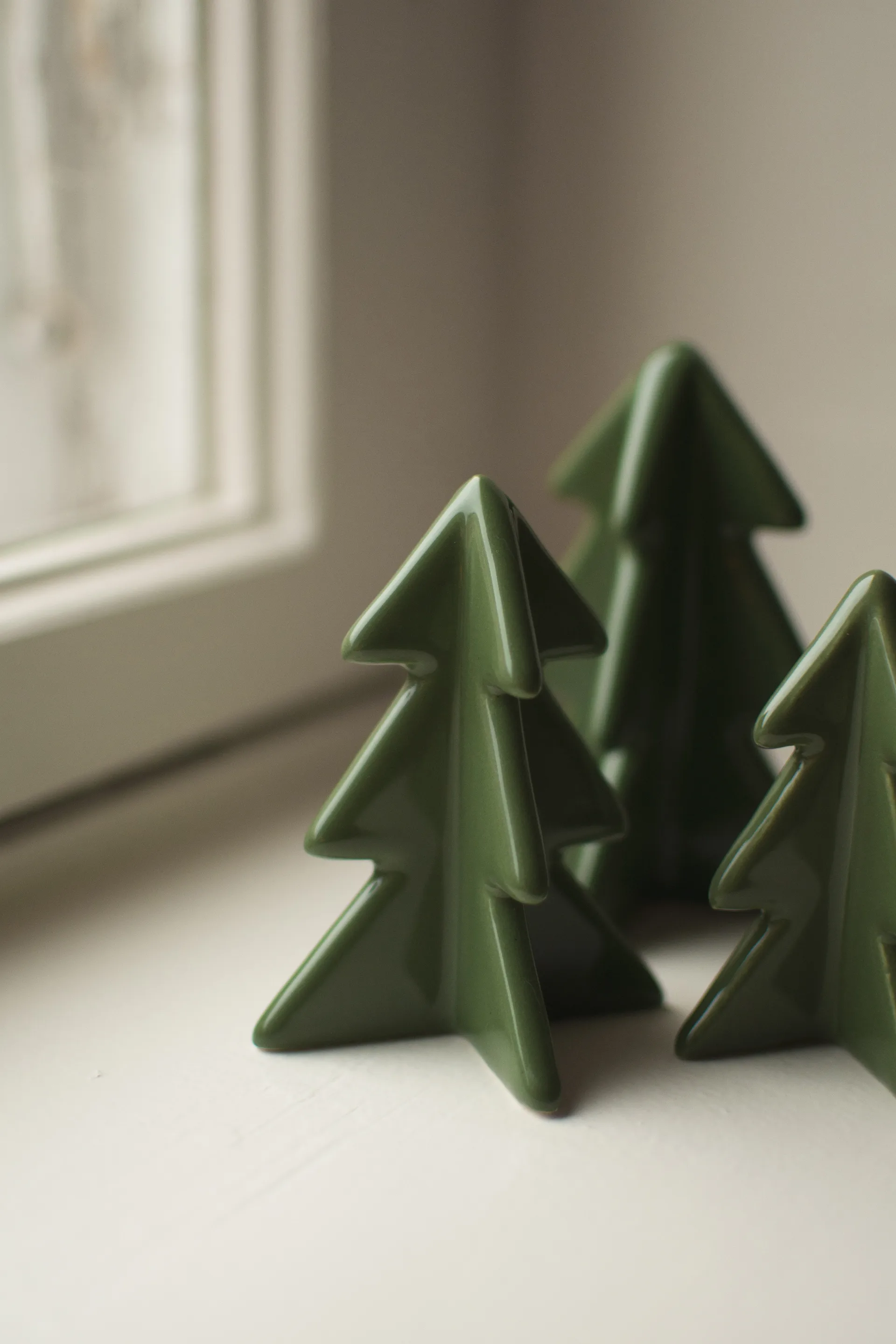 Decorazione albero invernale, Verde, 8 cm DBKD