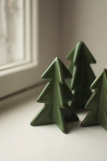 Decorazione albero invernale - Verde, 8 cm - DBKD