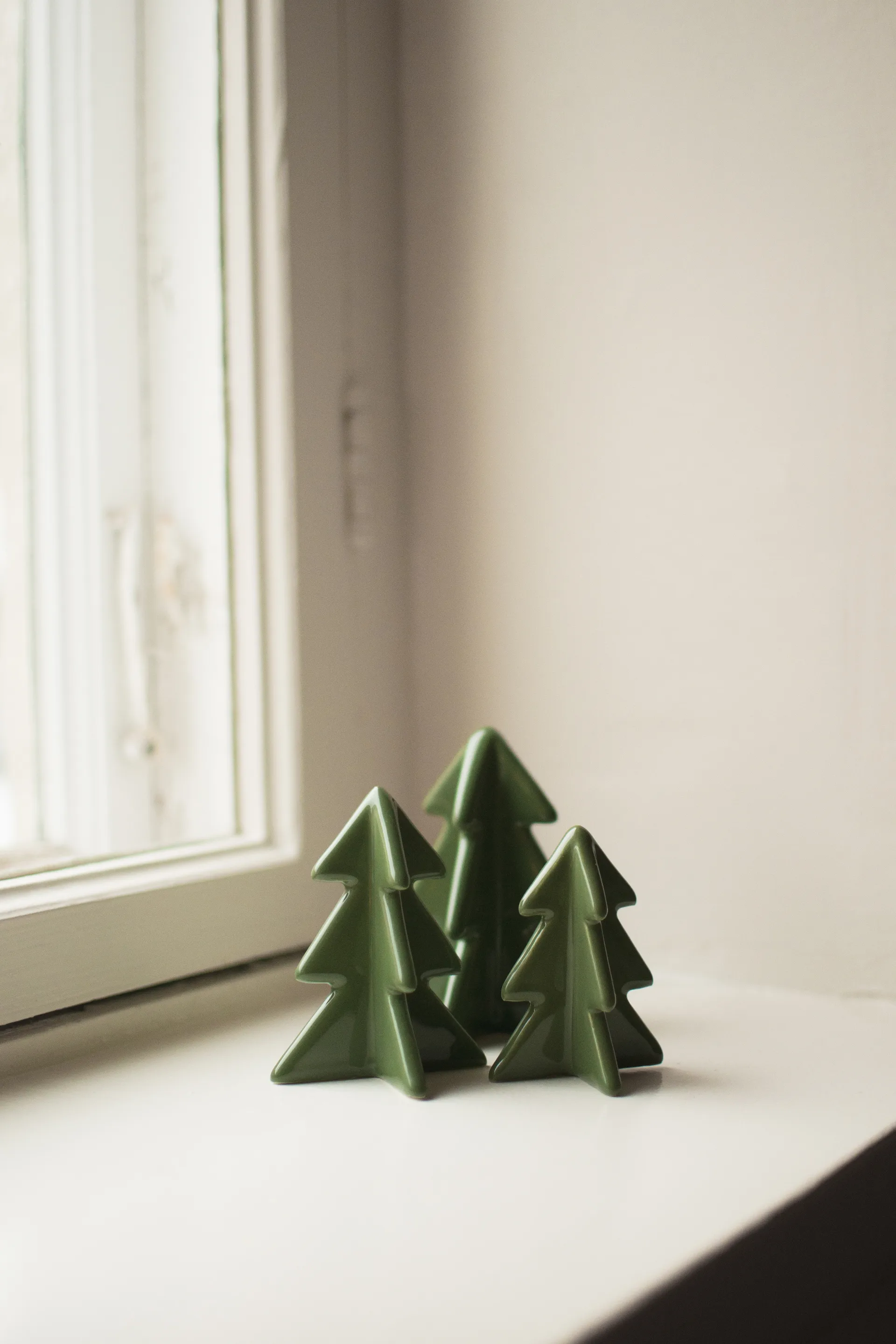 Decorazione albero invernale, Verde, 8 cm DBKD