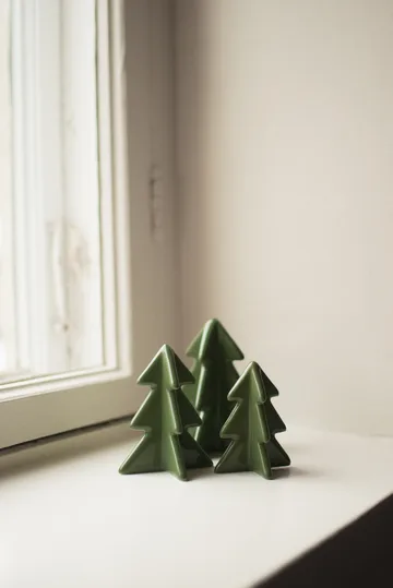 Decorazione albero invernale - Verde, 8 cm - DBKD