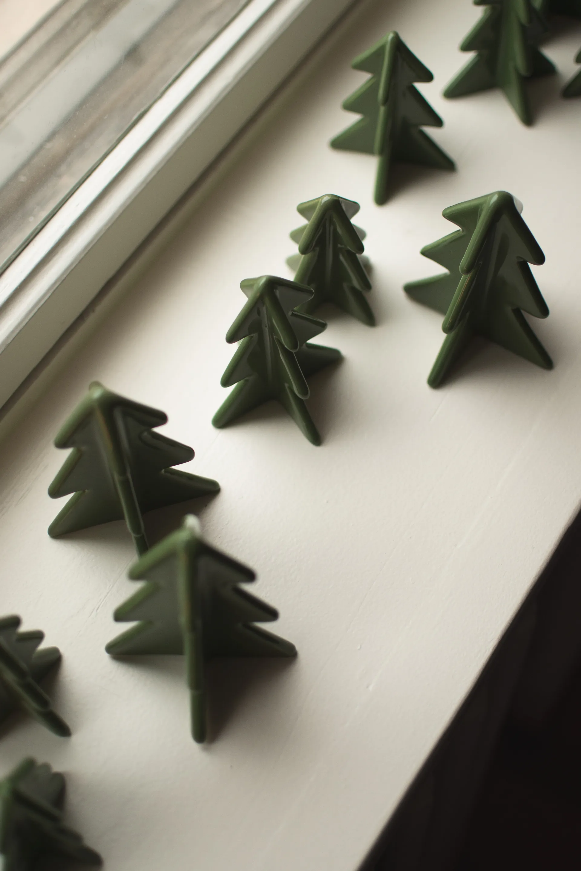 Decorazione albero invernale, Verde, 8 cm DBKD