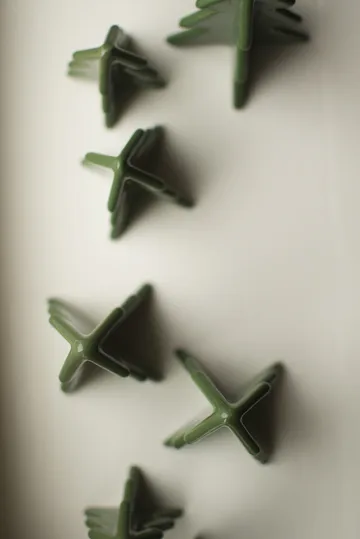 Decorazione albero invernale - Verde, 8 cm - DBKD