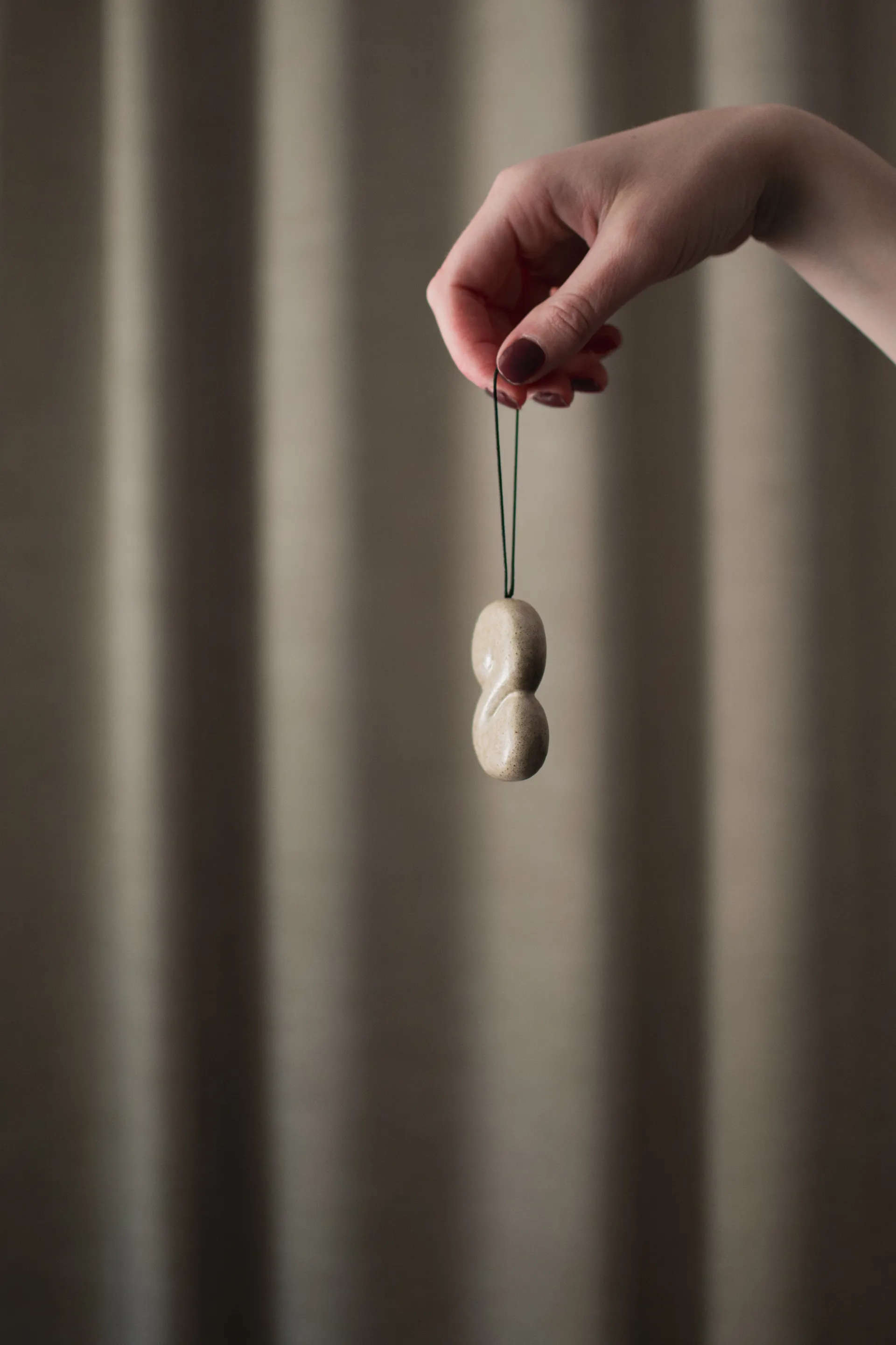 Decorazione da appendere a forma di panino, Beige DBKD