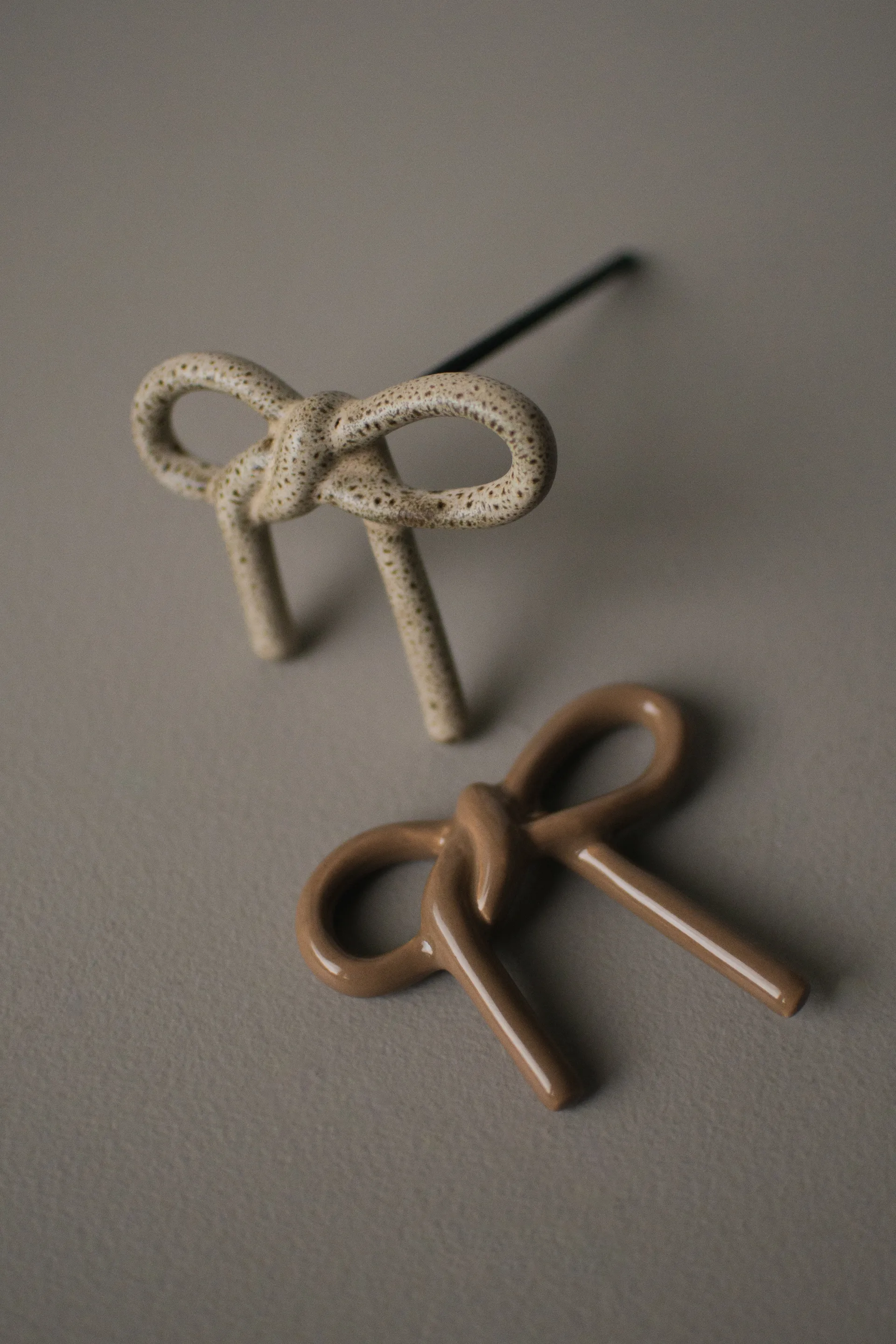 Decorazione floreale Bow, Beige DBKD