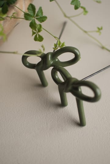 Decorazione floreale Bow - Shiny green - DBKD