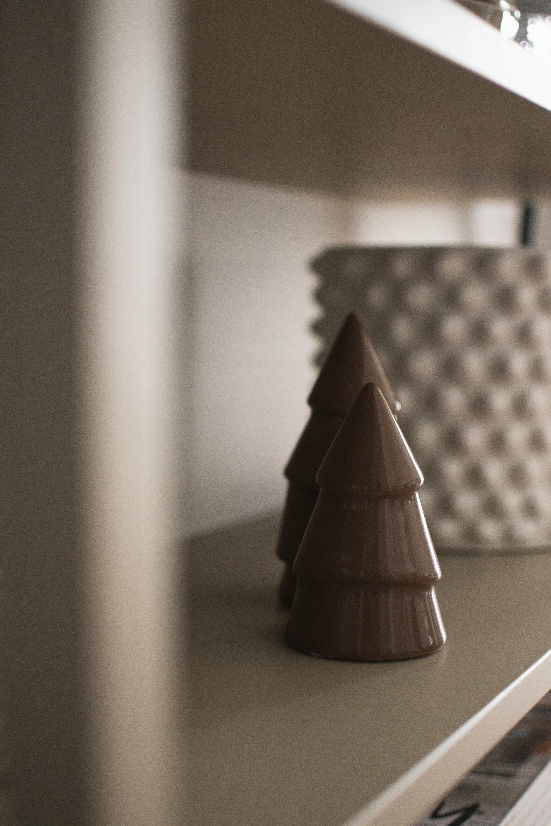 Decorazione Narrow 14 cm, Shiny nougat DBKD