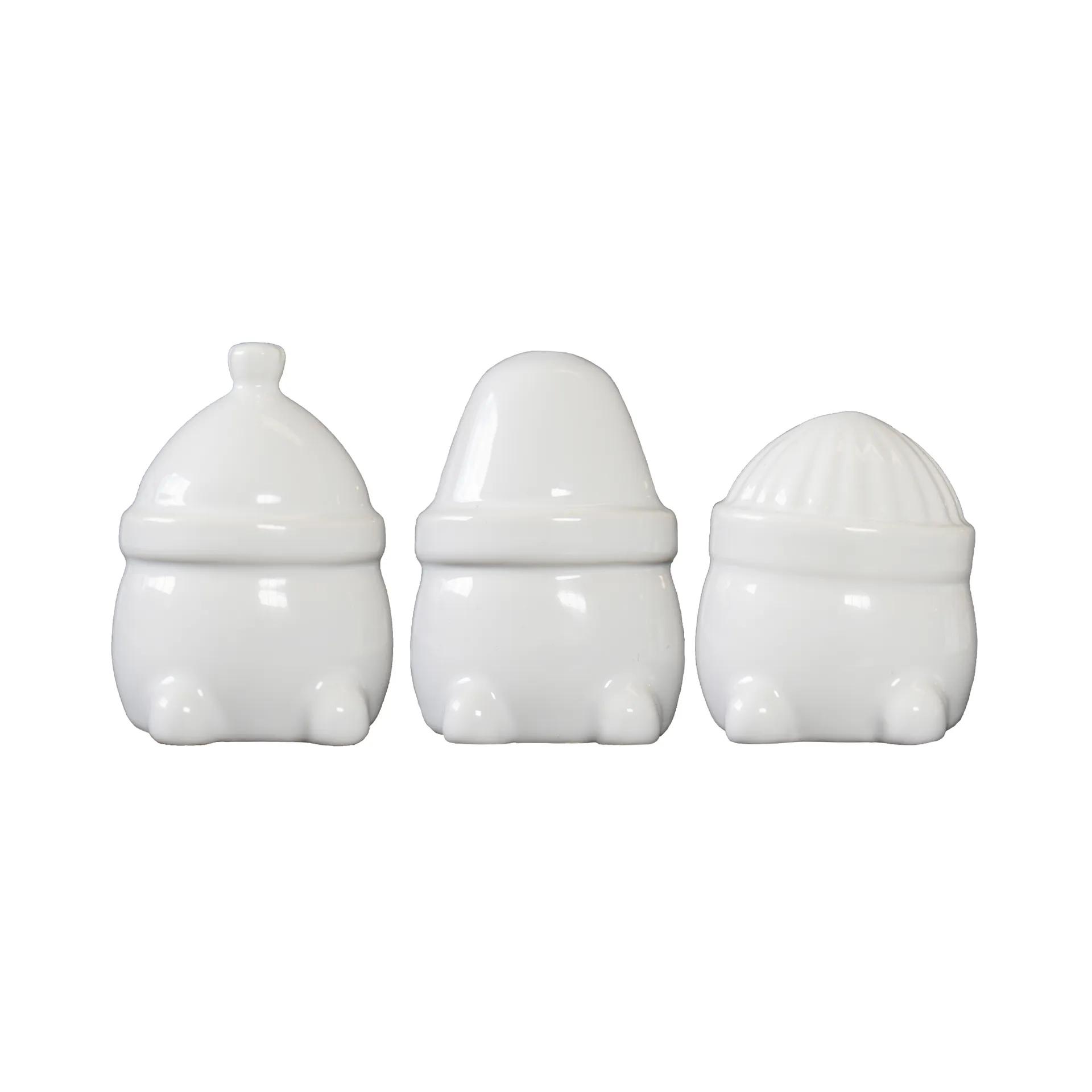 Decorazione natalizia Hipster triplets, confezione da 3, Bianco brillante DBKD