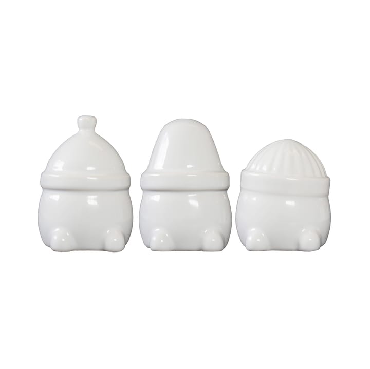 Decorazione natalizia Hipster triplets, confezione da 3, Bianco brillante DBKD