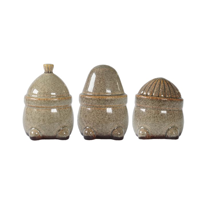 Decorazione natalizia Hipster triplets, confezione da 3 - Multicolore - DBKD