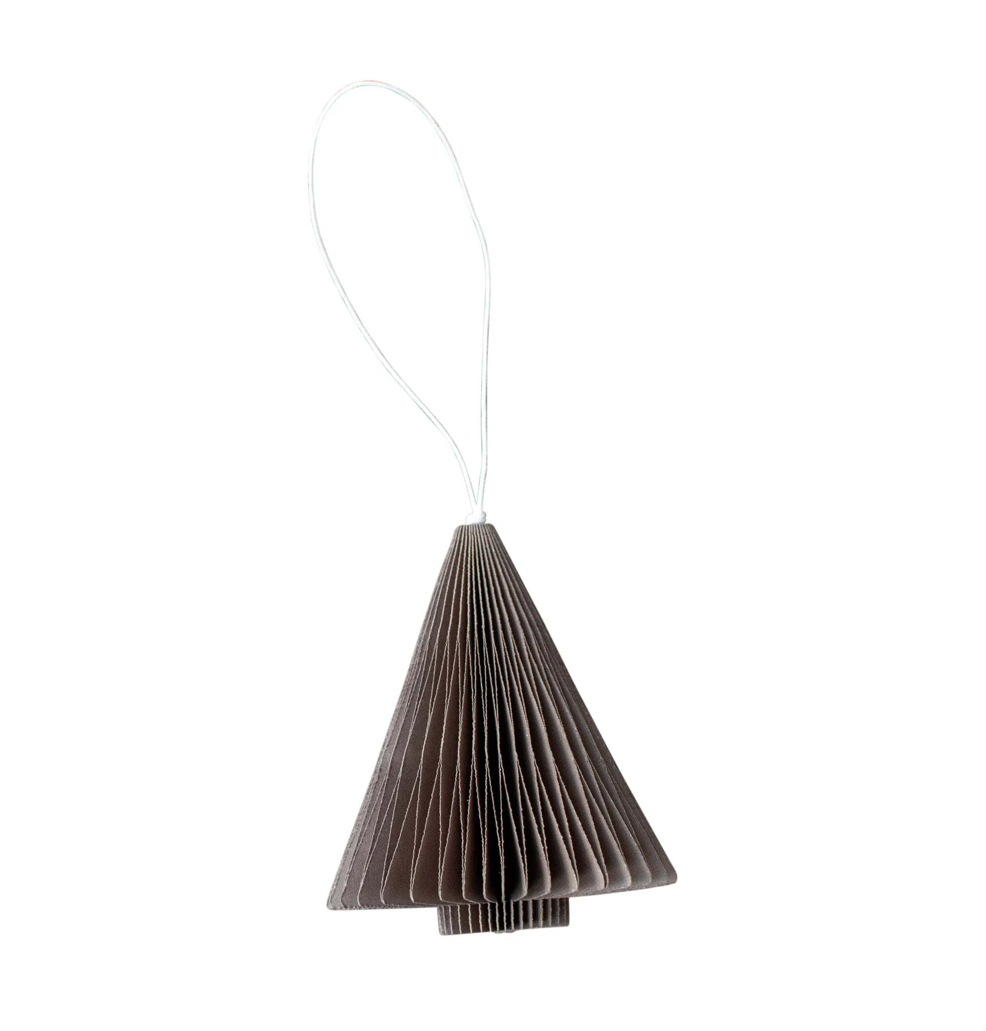 Decorazione natalizia Paper tree, 7 cm, Brown DBKD