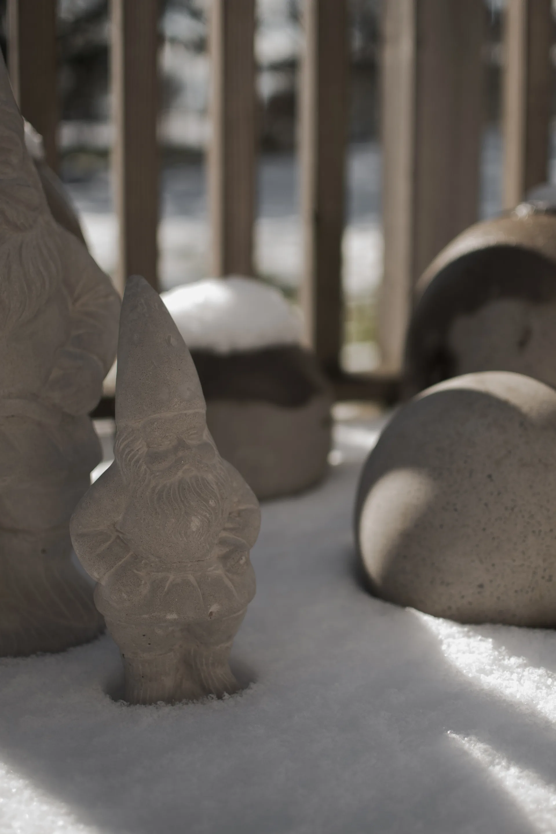 Decorazione natalizia Santa in cemento, cemento, medio DBKD