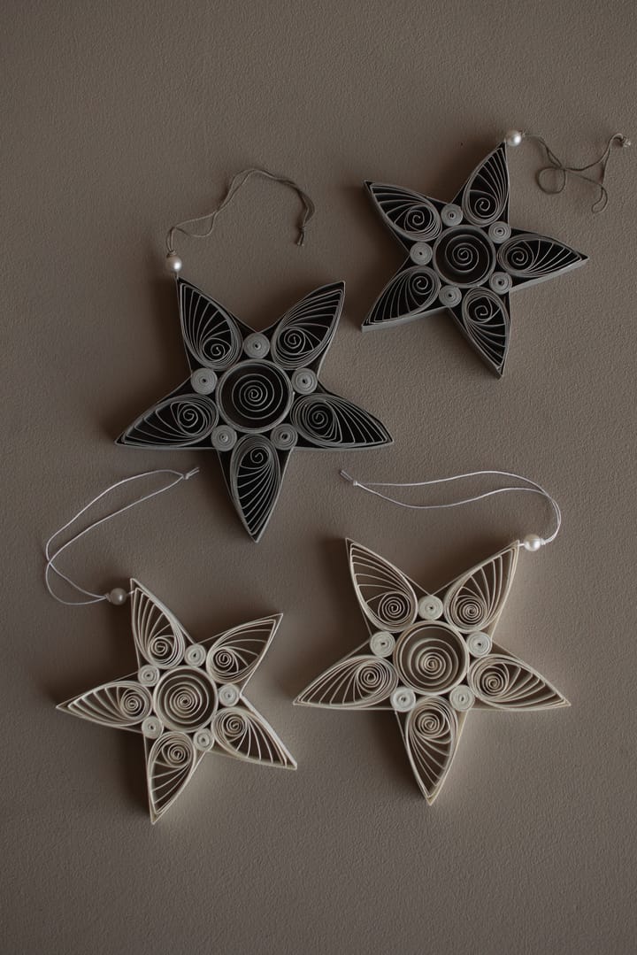 Decorazione natalizia Stella di carta 10,5 cm, Mole DBKD