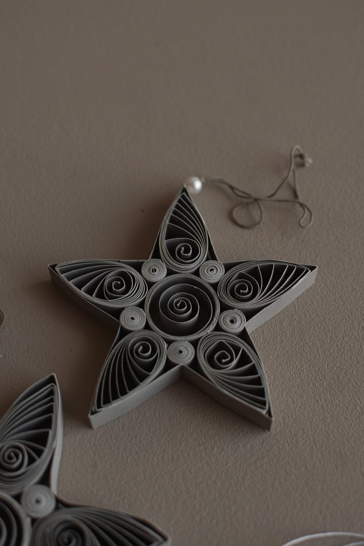 Decorazione natalizia Stella di carta 10,5 cm, Mole DBKD