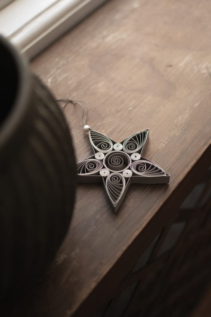 Decorazione natalizia Stella di carta 13 cm, Mole DBKD