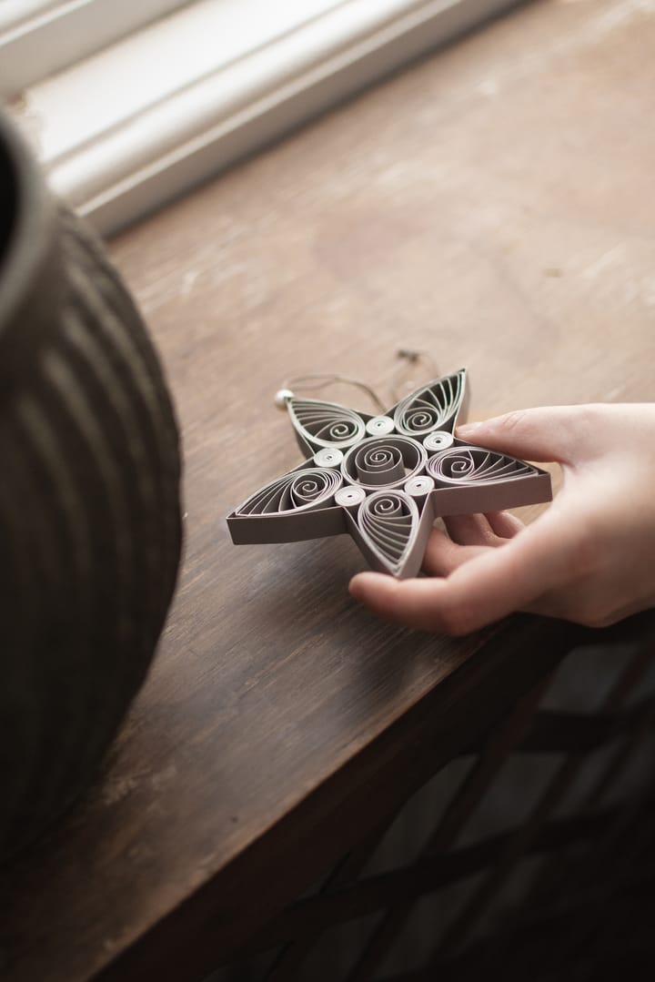 Decorazione natalizia Stella di carta 13 cm, Mole DBKD
