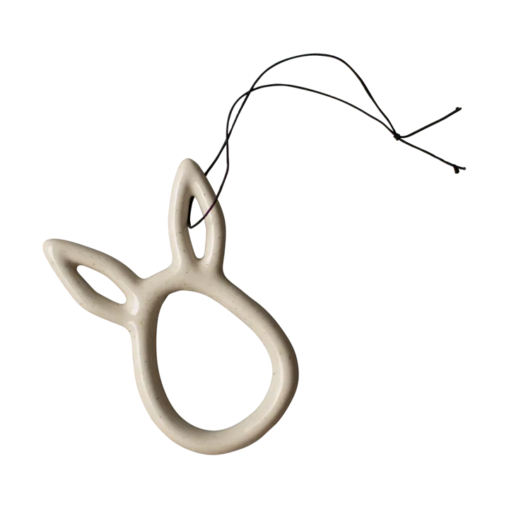 Decorazione pasquale coniglio Sprinkle 8 cm - Vaniglia - DBKD