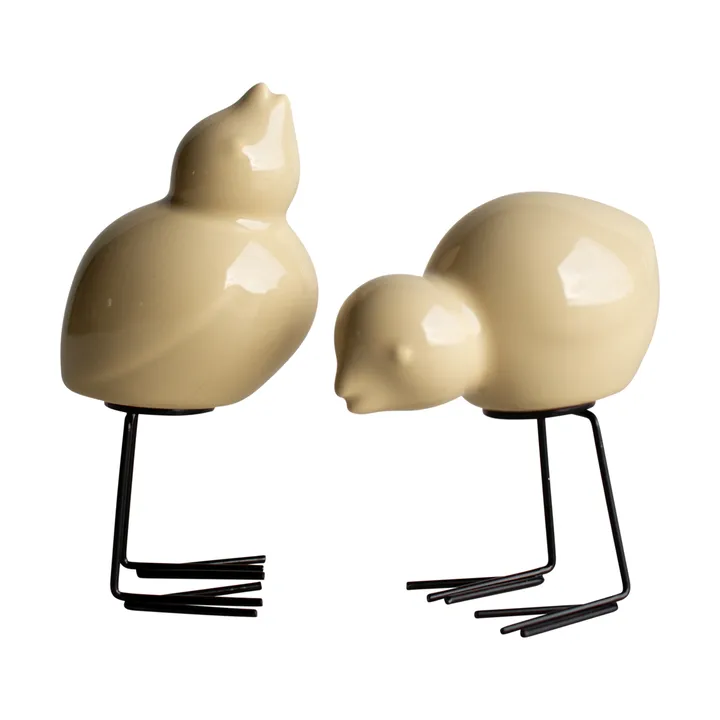 Decorazione pasquale DBKD Swedish Birds 2 pezzi - Giallo lucido - DBKD