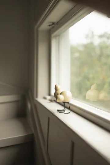 Decorazione pasquale DBKD Swedish Birds 2 pezzi - Giallo lucido - DBKD