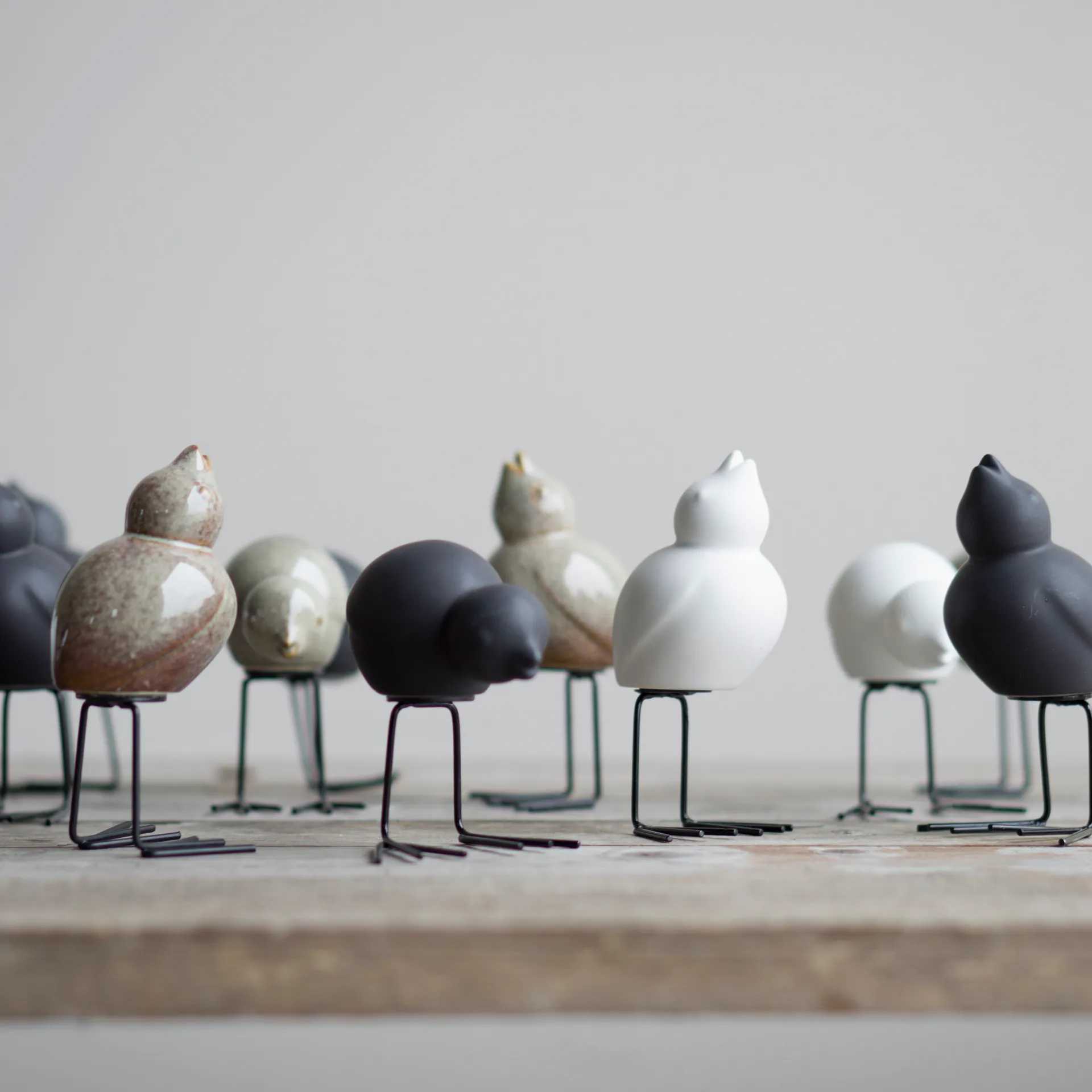 Decorazione pasquale DBKD Swedish Birds 2 pezzi, Nero DBKD