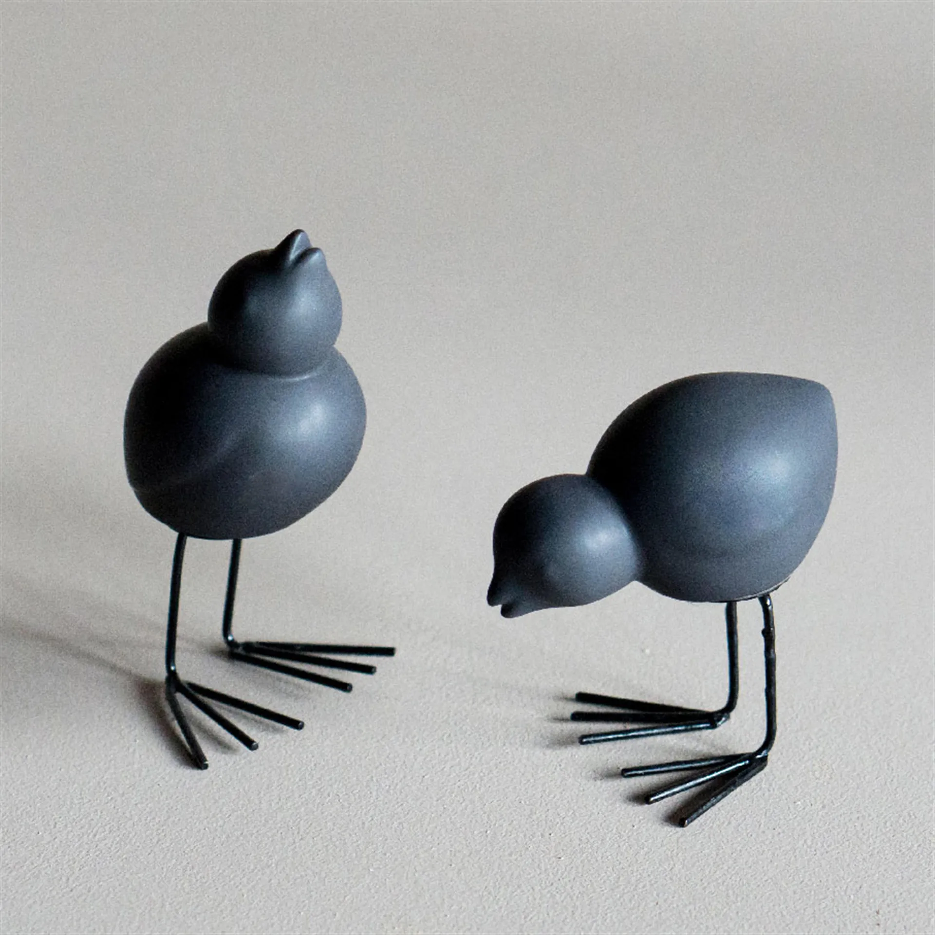 Decorazione pasquale DBKD Swedish Birds 2 pezzi, Nero DBKD