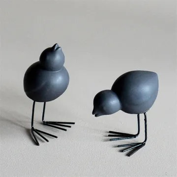 Decorazione pasquale DBKD Swedish Birds 2 pezzi - Nero - DBKD