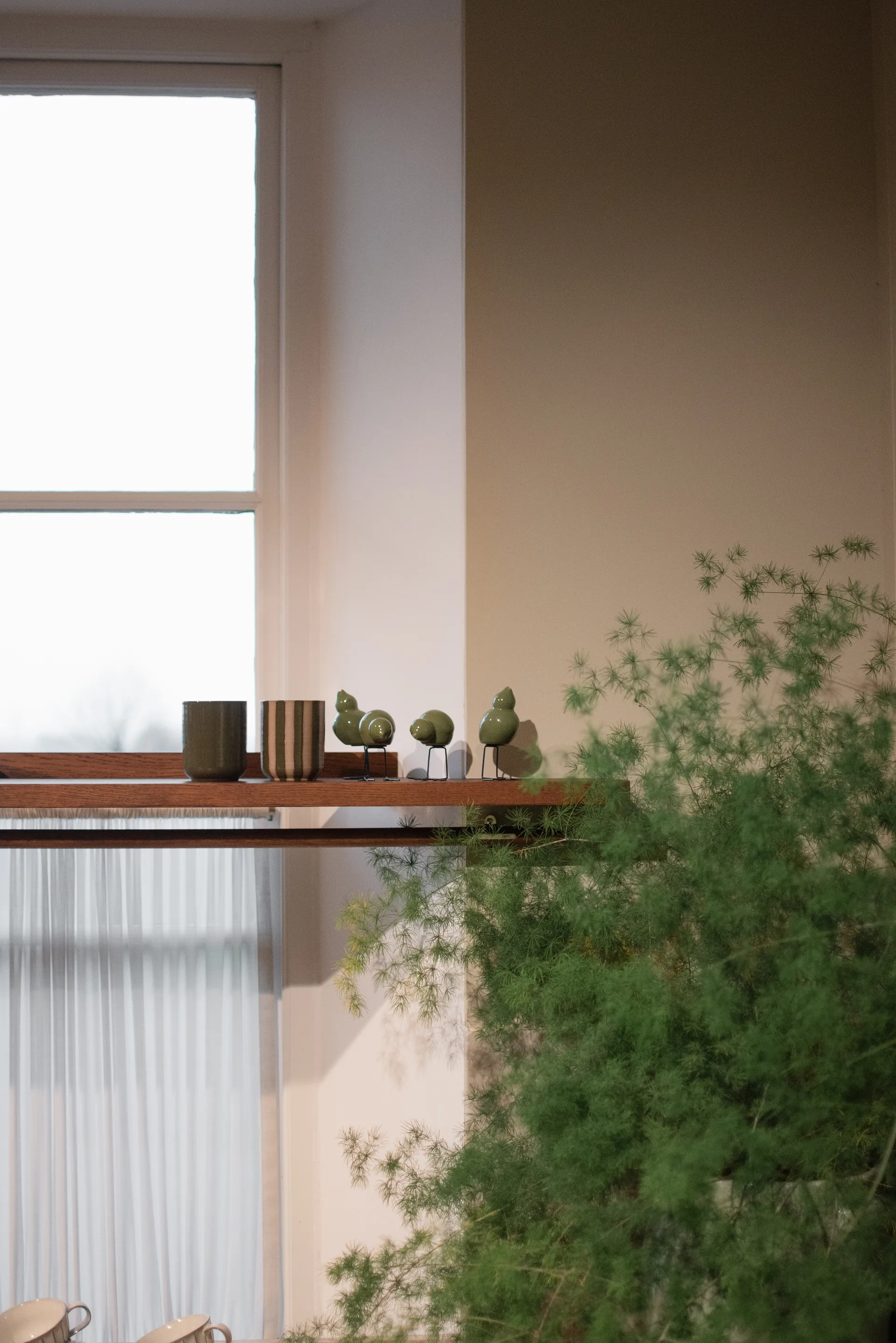 Decorazione pasquale DBKD Swedish Birds 2 pezzi, Verde lucido DBKD