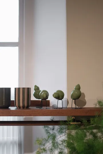 Decorazione pasquale DBKD Swedish Birds 2 pezzi - Verde lucido - DBKD