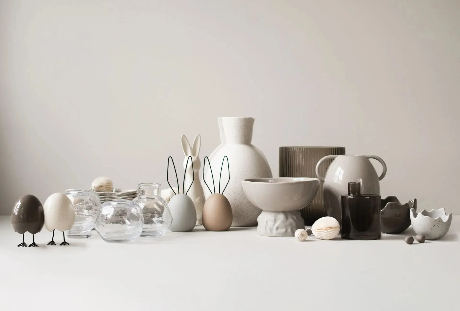 Decorazione pasquale Happy feet, Vaniglia DBKD