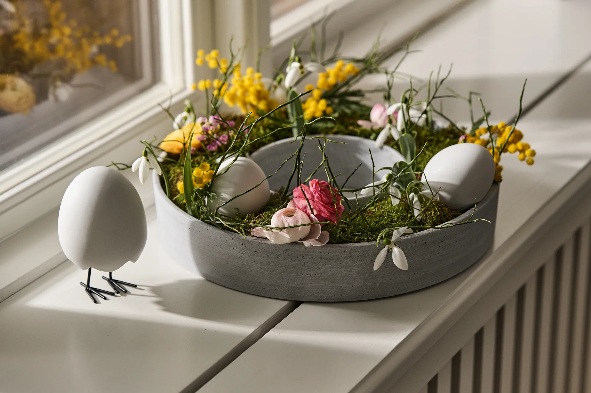 Decorazione pasquale Happy feet, White DBKD