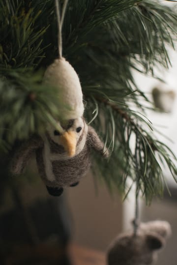 Decorazione pinguino  - Beige-bianco - DBKD