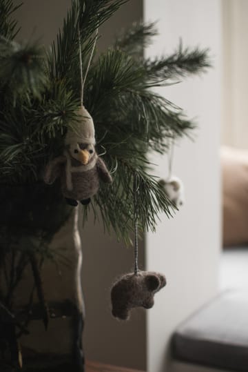 Decorazione pinguino  - Beige-bianco - DBKD