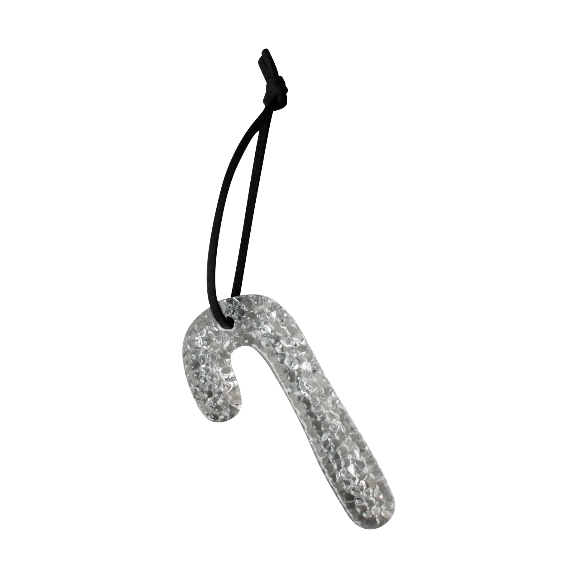 Decorazione sospesa a forma di bastoncino di zucchero Airy, Trasparente DBKD