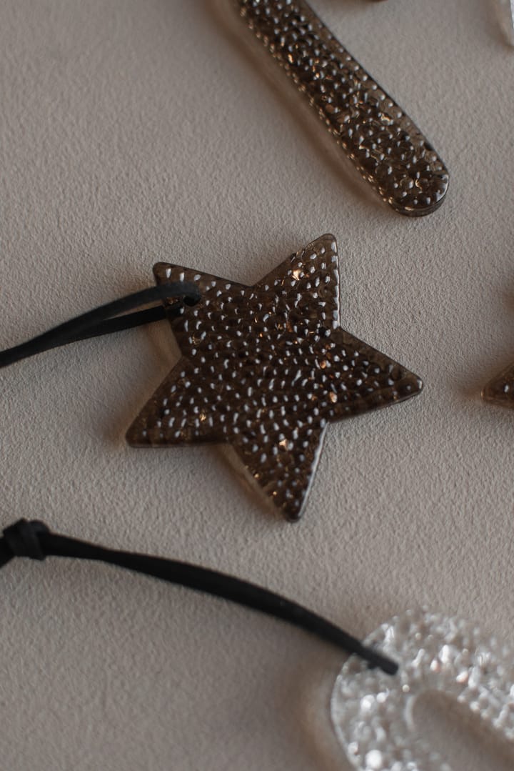 Decorazione sospesa a forma di stella Airy, Marrone DBKD