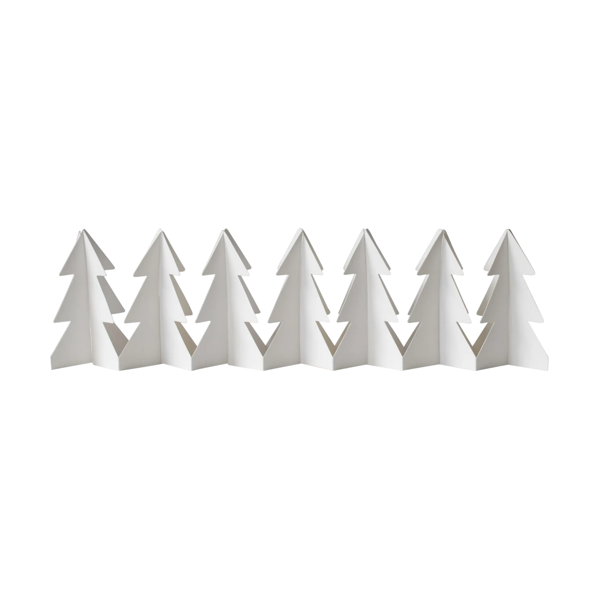 Decorazione Tree in a row 60 cm, Bianco, 7x60 cm DBKD