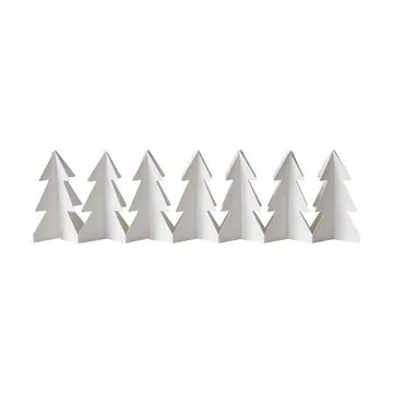 Decorazione Tree in a row 60 cm - Bianco, 7x60 cm - DBKD