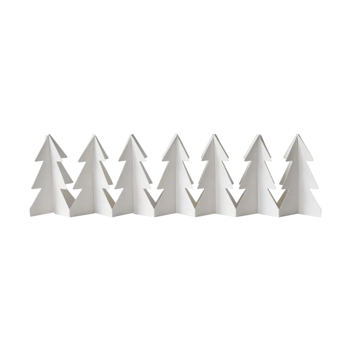 Decorazione Tree in a row 60 cm - Bianco, 7x60 cm - DBKD