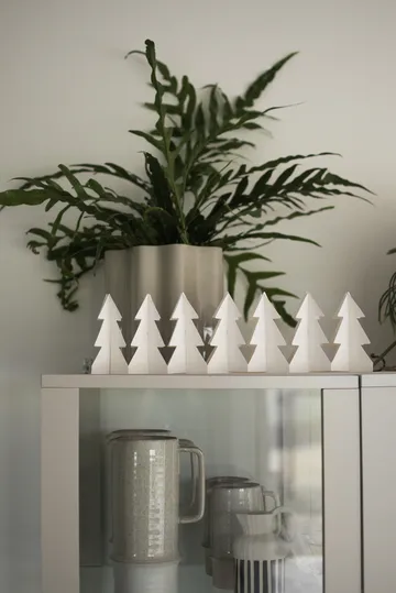 Decorazione Tree in a row 60 cm - Bianco, 7x60 cm - DBKD