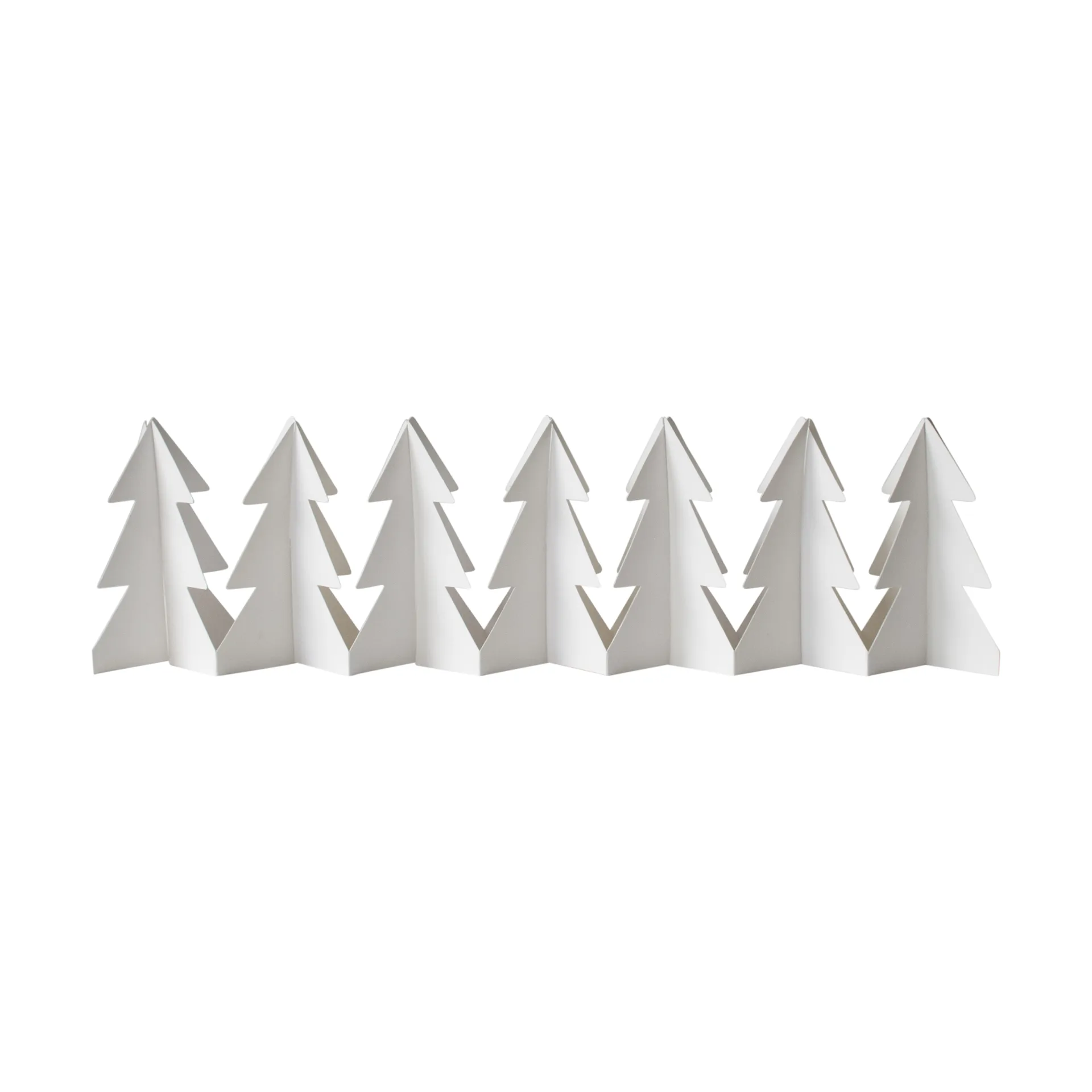 Decorazione Tree in a row 60 cm, Bianco DBKD
