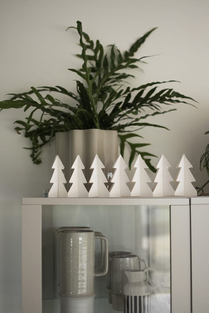 Decorazione Tree in a row 60 cm, Bianco DBKD