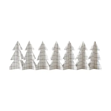Decorazione Tree in a row 60 cm - Square white, 12x60 cm - DBKD