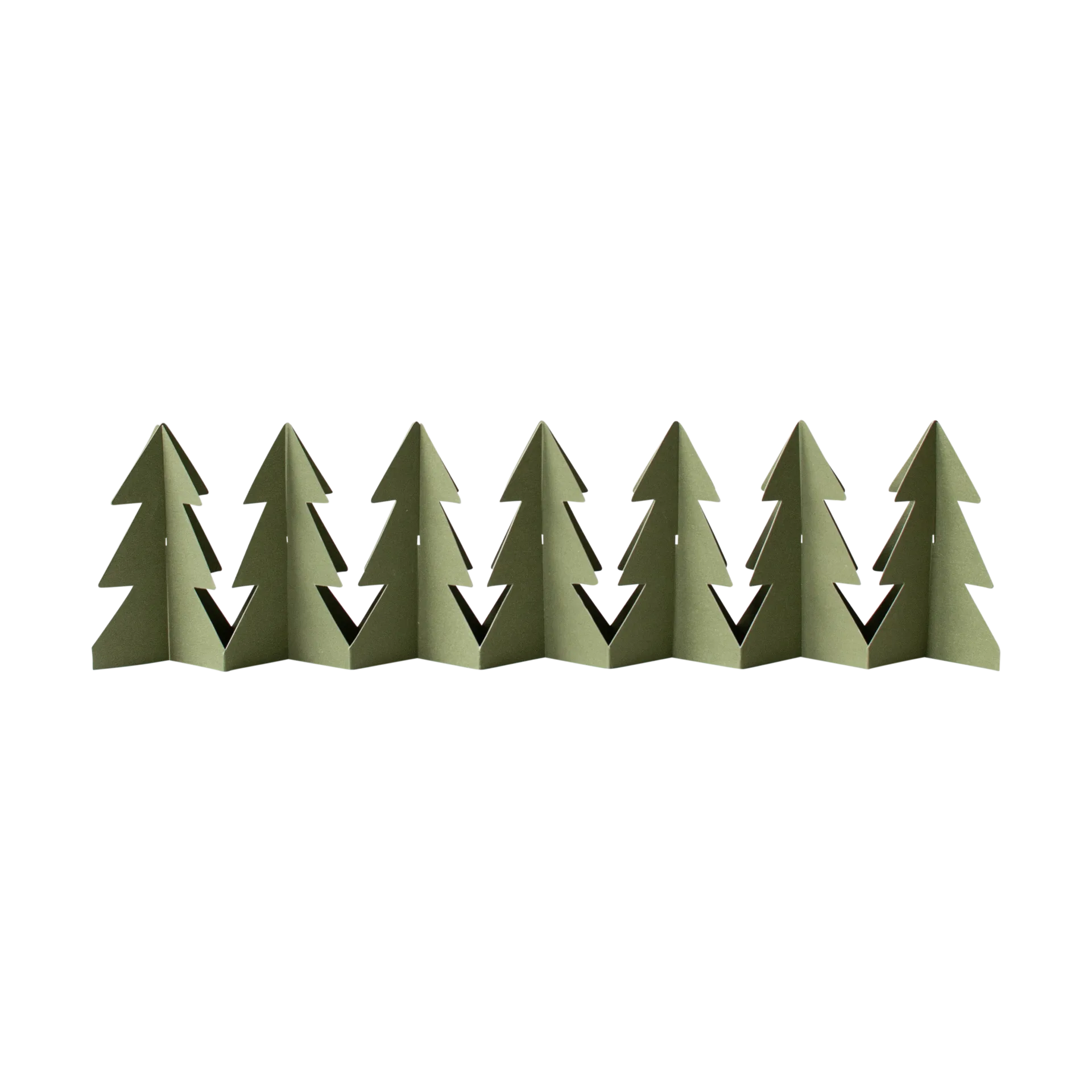 Decorazione Tree in a row 60 cm, Verde, 7x60 cm DBKD